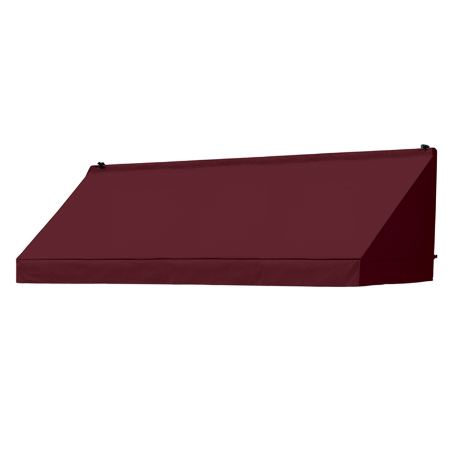 8' Traditional Awnings in a Box, Burgundy