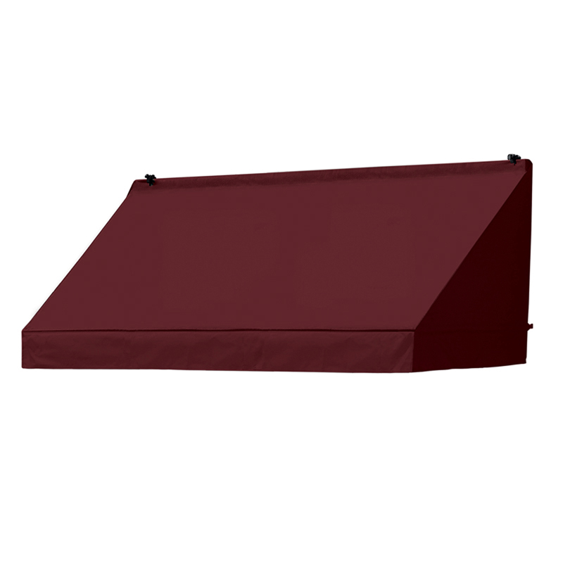 6' Classic Awnings in a Box Burgundy