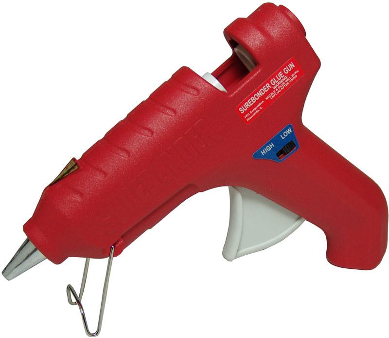 FPC 40W Dual-temp Glue Gun - 380°F (193.3°C) - Red