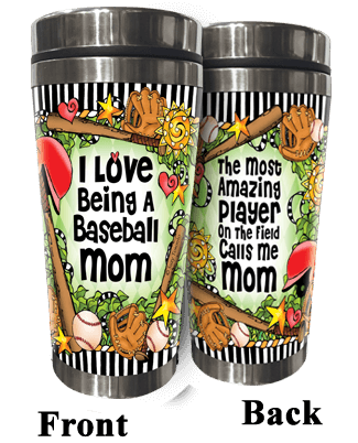 Baseball Family Stainless Steel Tumbler -  Baseball-MOM