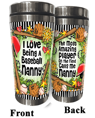 Baseball Family Stainless Steel Tumbler -  Baseball_NANNY