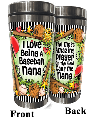Baseball Family Stainless Steel Tumbler -  Baseball-NANA