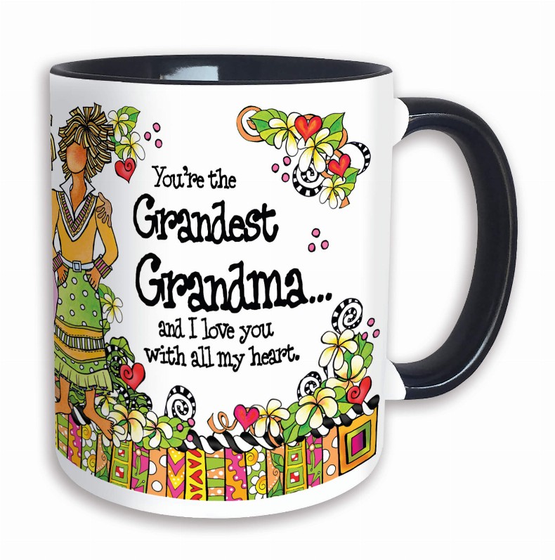 Family Member Cermaic Mug -  Grandest Grandma