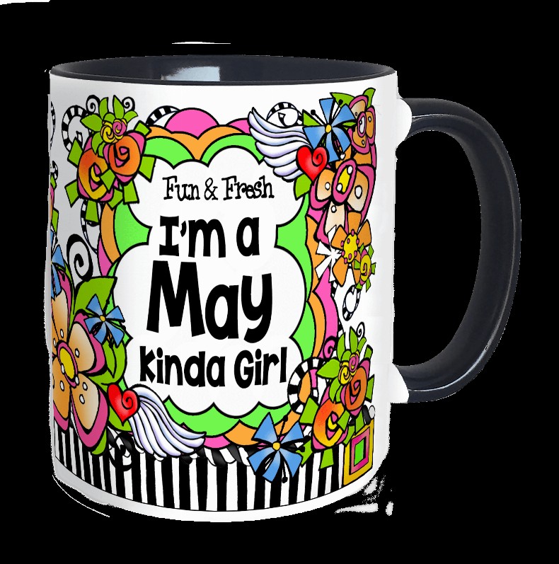 Month of Year Ceramic Mug -  MAY Girl