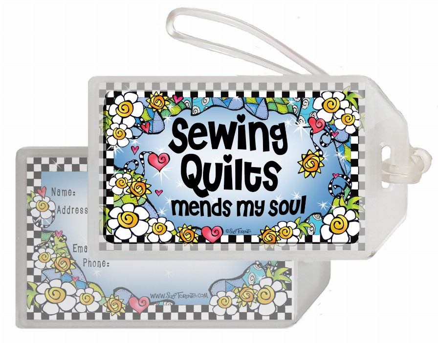 Quilt Collection Bag Tag - Quilt-Mends My Soul