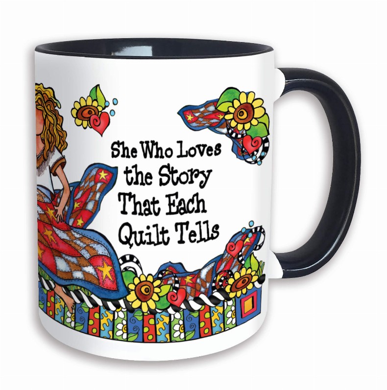 Quilt Collection Ceramic Mug -  Quilt #2_STORY