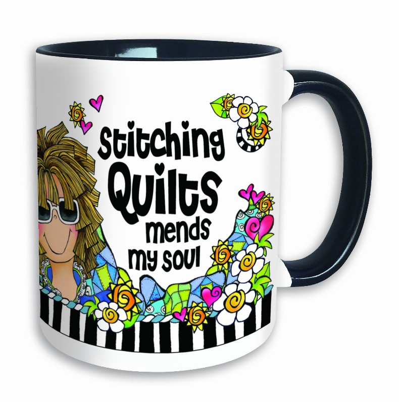 Quilt Collection Colored Mug - Mends My Soul