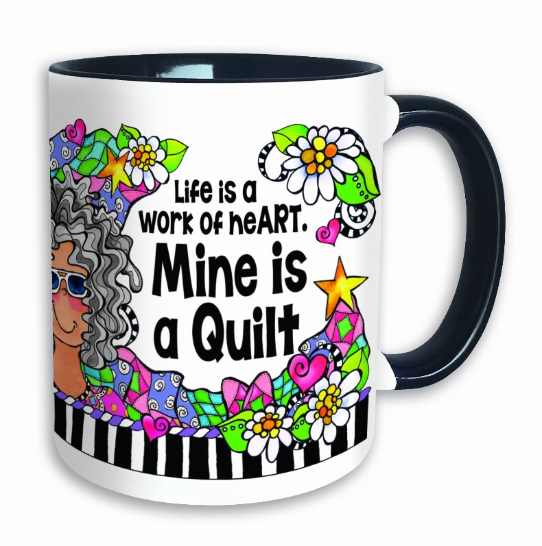Quilt Collection Colored Mug - Work of Heart