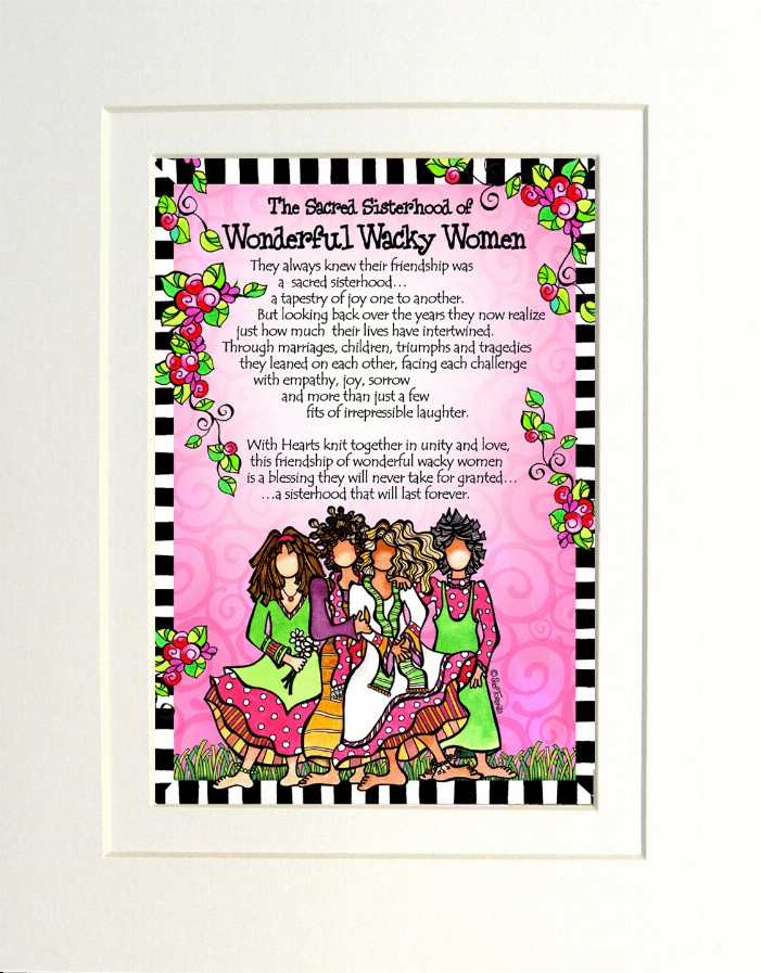 Sacred Sisterhood Themed Gifty Art - 8" x 10"WhiteSacred Sisterhood (4)