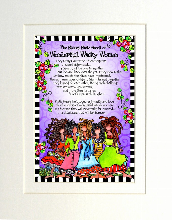 Sacred Sisterhood Themed Gifty Art - 8" x 10"WhiteSacred Sisterhood (5)