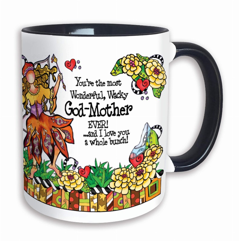 Wacky Ceramic Mug -  God-Mother
