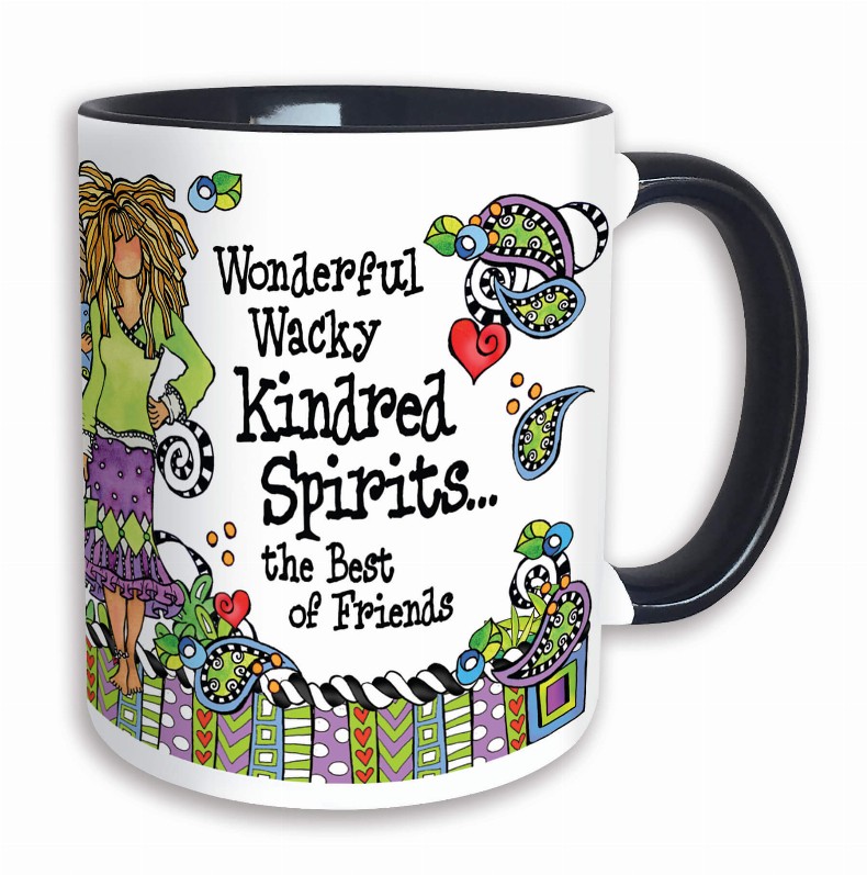 Wacky Ceramic Mug -  Kindred Spirits