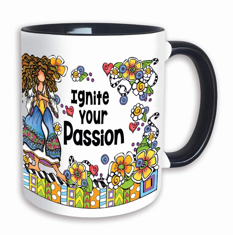 Wacky Ceramic Mug -  Passion