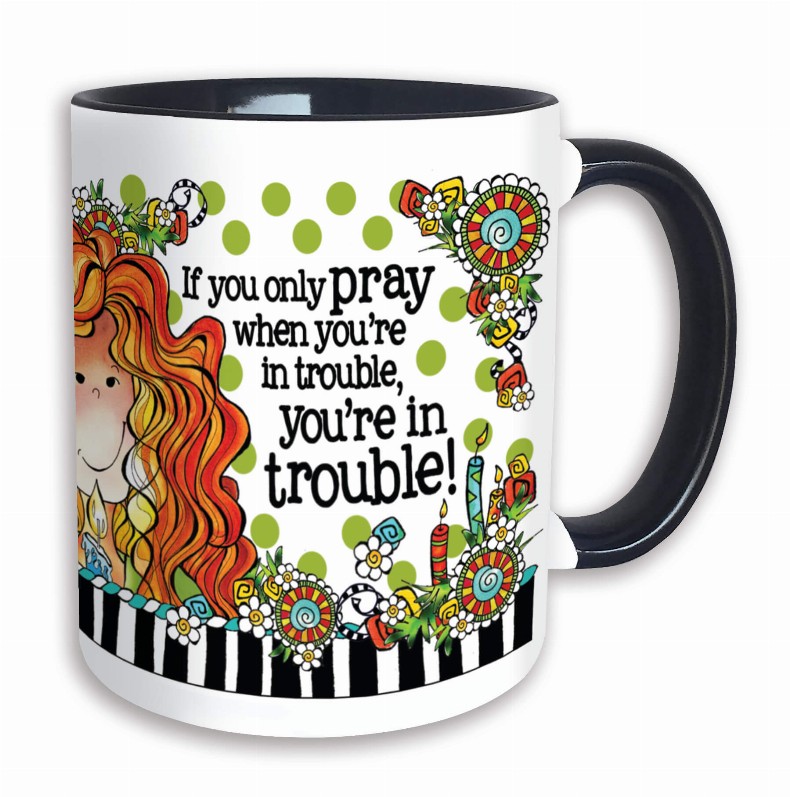 Wacky Ceramic Mug -  Pray (TH)
