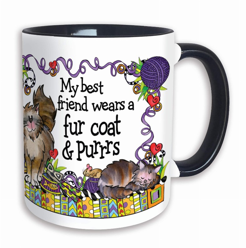 Wacky Ceramic Mug -  Best Friend_CAT