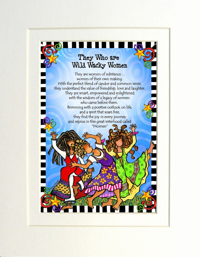Wild Wacky Women - 8" x 10" White Wild Wacky Women (3)