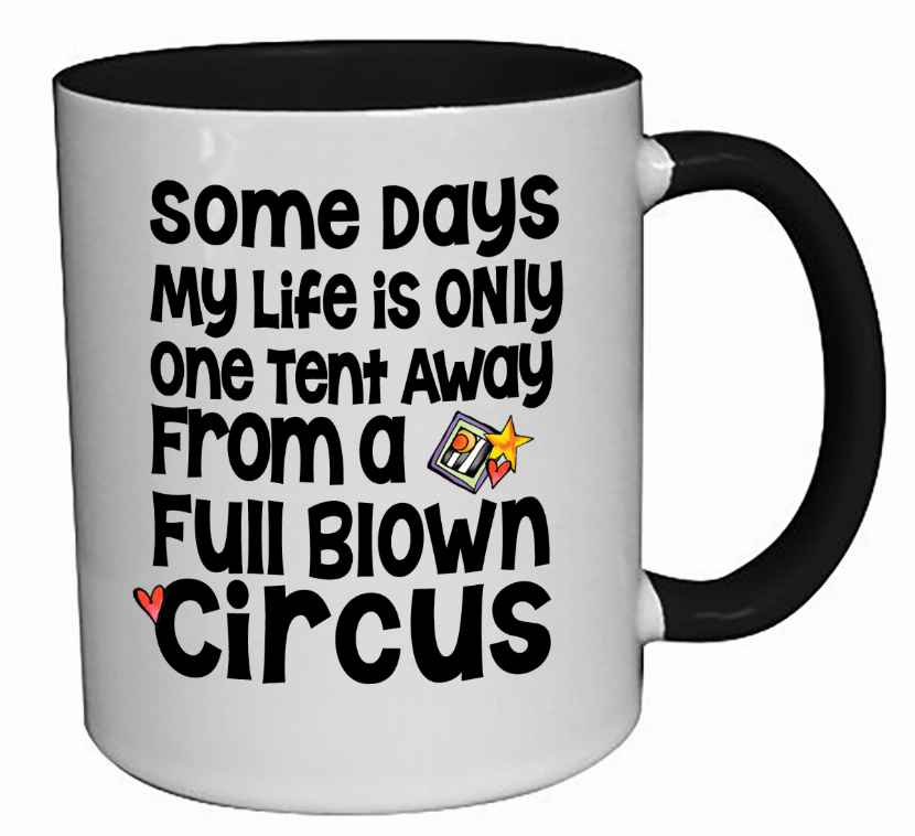 Wonderful Wacky Ceramic Mug - Circus