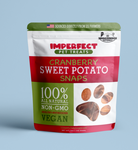 Sweet Potato Snaps - 5ozCranberry Sweet Potato