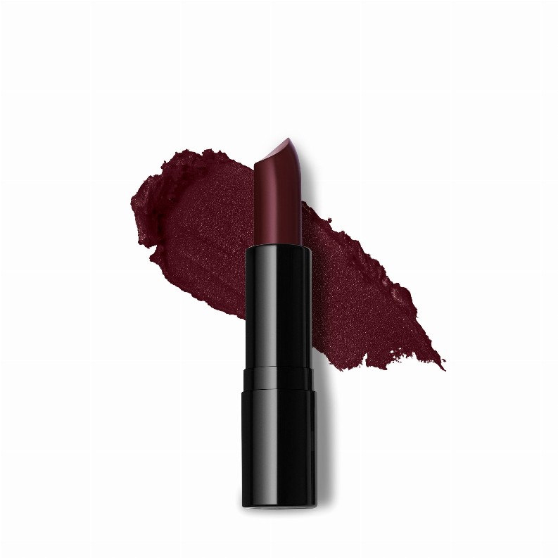 Luxury Matte Lipstick 0.12 Oz. - Wicked-Plum with a cool, deep violet undertone