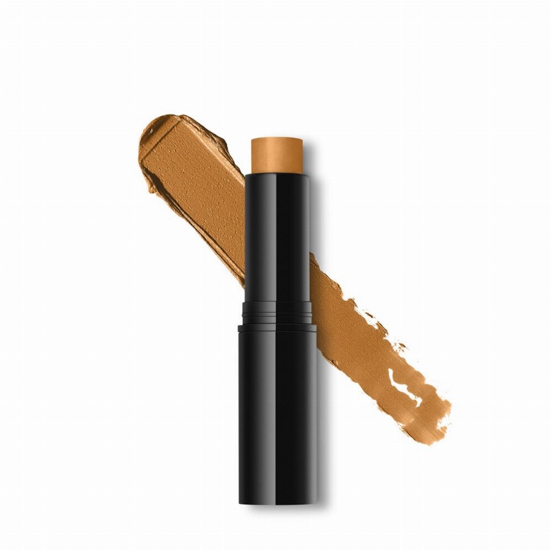 Natural Finish Creamy Foundation Stick 0.35 Oz. - Spice-Deep skin with neutral golden brown undertones