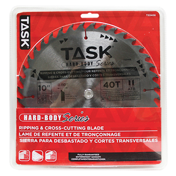 10" x 40T ATB Hard Body Carbide Saw Blade