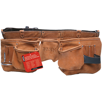 JS - Carpenter's Apron - Leather Belt - Oversize -11 pocket