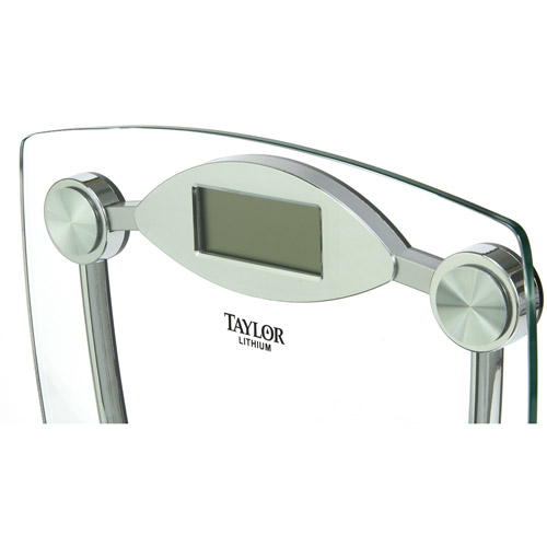 Taylor Precision Products 7506 Chrome & Glass Lithium Digital Scale
