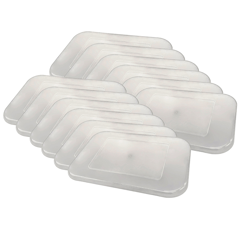 Clear Plastic Storage Bin Lid - Small, Pack of 12