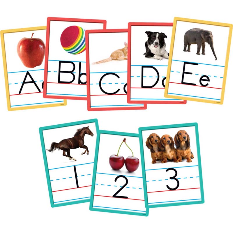 Alphabet and Numbers Accents, Pack of 36