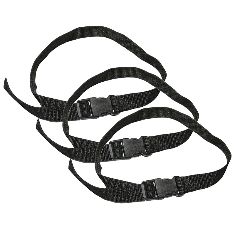 Junior Seat Replacement Belt, Black, Pack of 3