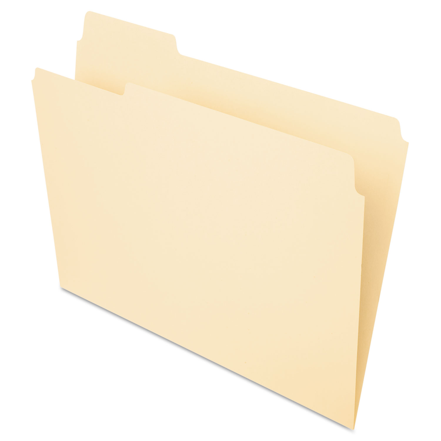 File Folders, Letter Size, Manila, 1/3 Cut, Box of 100