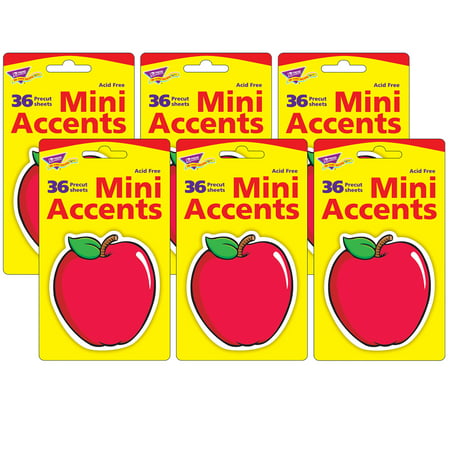 Apple Mini Accents, 36 Per Pack, 6 Packs