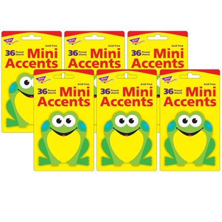 Frog Mini Accents, 36 Per Pack, 6 Packs