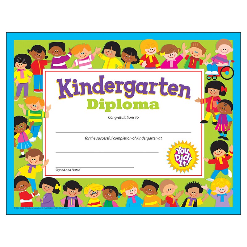 Kindergarten Diploma , 30 ct