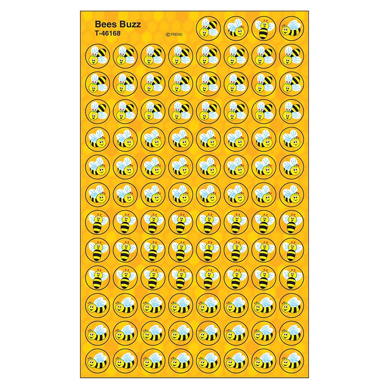 Bees Buzz superSpots Stickers, 800 ct