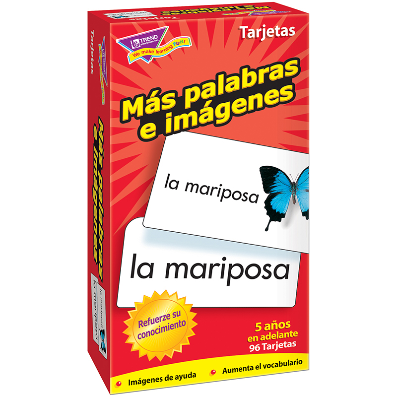 Ms palabras e imgenes (SP) Skill Drill Flash Cards