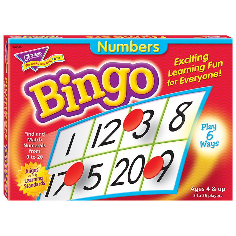 Numbers Bingo Game