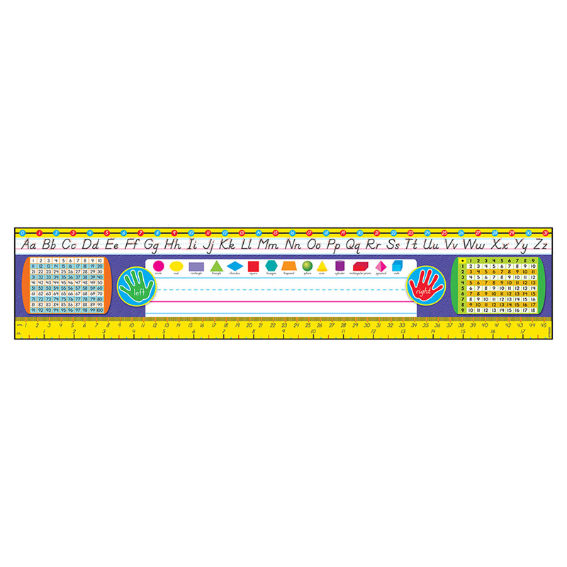 Grades 2-3 Modern Desk Toppers Ref. Name Plates, 36 ct
