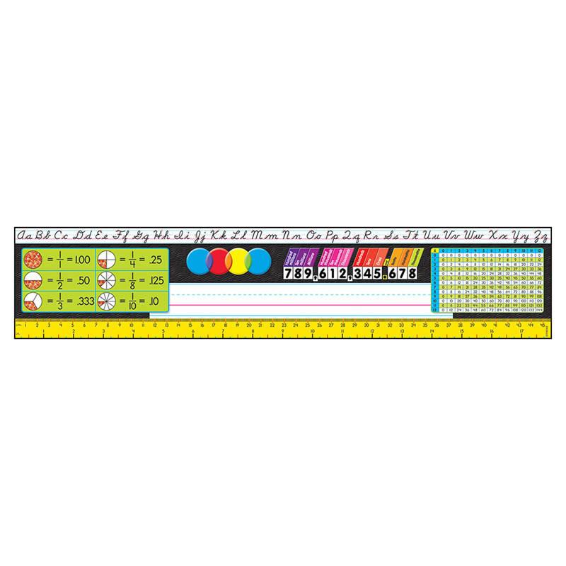 Grades 3-5 Modern Desk Toppers Ref. Name Plates, 36 ct