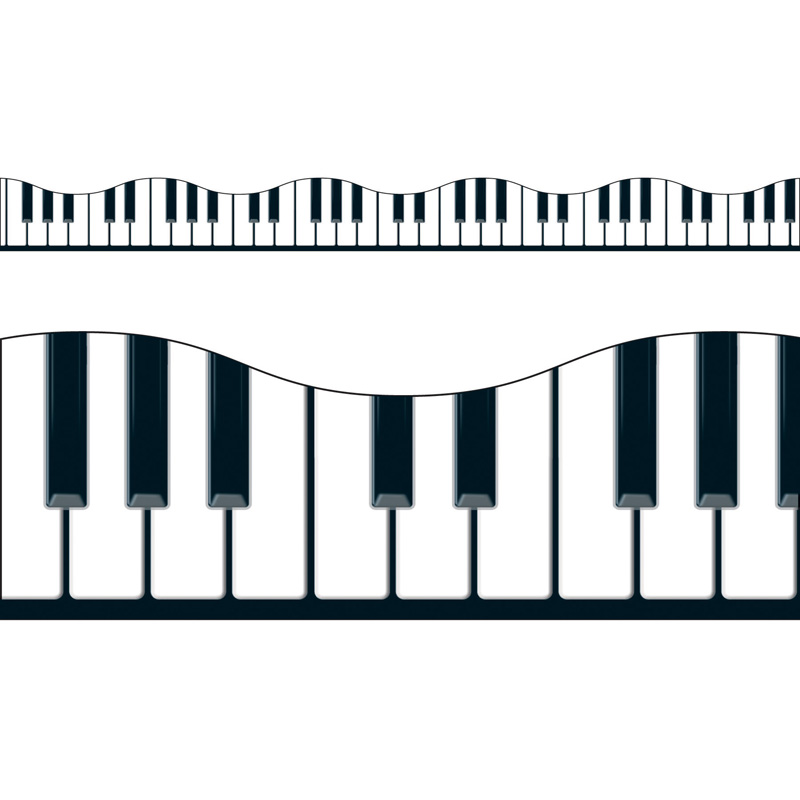 Musical Keyboard Terrific Trimmers, 39 Feet Per Pack, 6 Packs