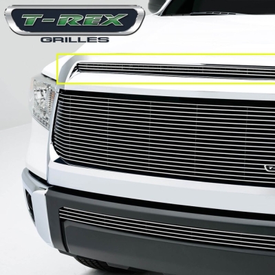 14-C TUNDRA T1 SERIES GRILLE-HOOD OVERLAY 1PC POLISHED BILLET(INCLUDES 1794 EDITION)