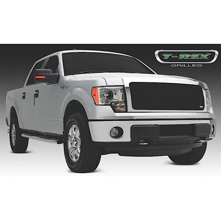 13-14 F150 BLACK 1PC(REQUIRES CUTTING) BILLET GRILLE