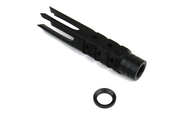 .223/.556 1/2"X28 Thread Devil's Pitchfork Style Muzzle Brake