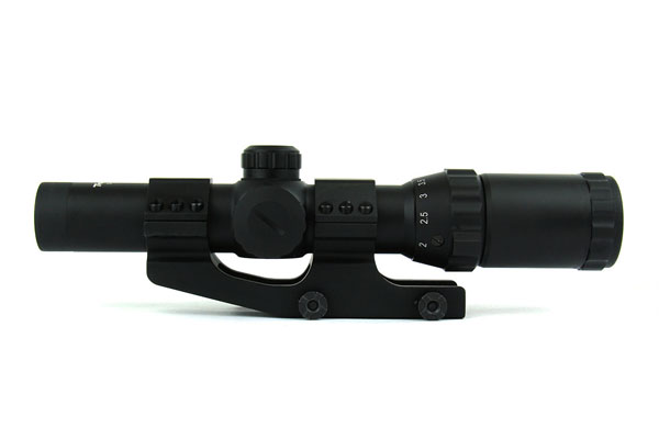 1-4X24 TRI ILL. CQB SCOPE WITH CANTILEVER MOUNT/MIL-DOT