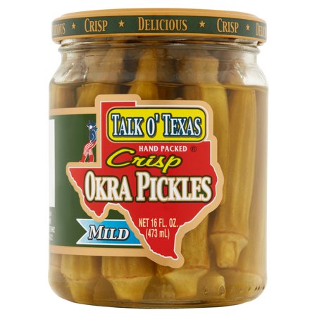 Talk O Texas Okra Pickled Mild (6x16Oz)