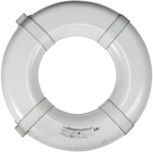 24In White Foam Ring Buoy