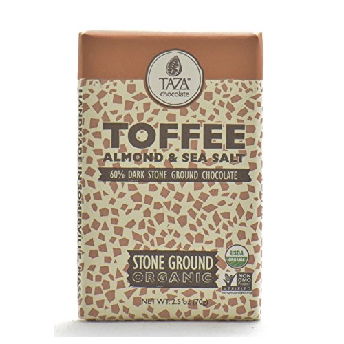 Taza Chocolate Toffee Almond & Sea Salt (10x2.5 OZ)