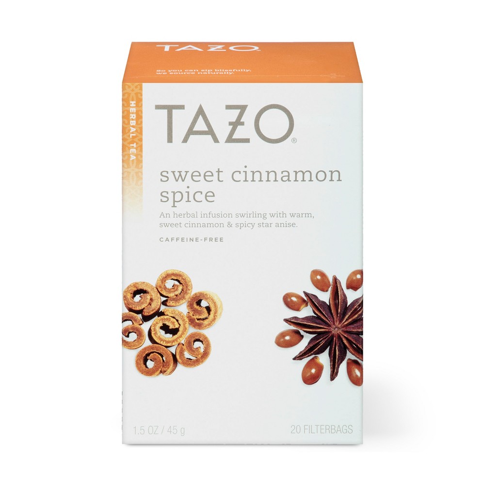 Tazo Tea Herbal Sweet Cinnamon Spice Tea (6x20 Bag)