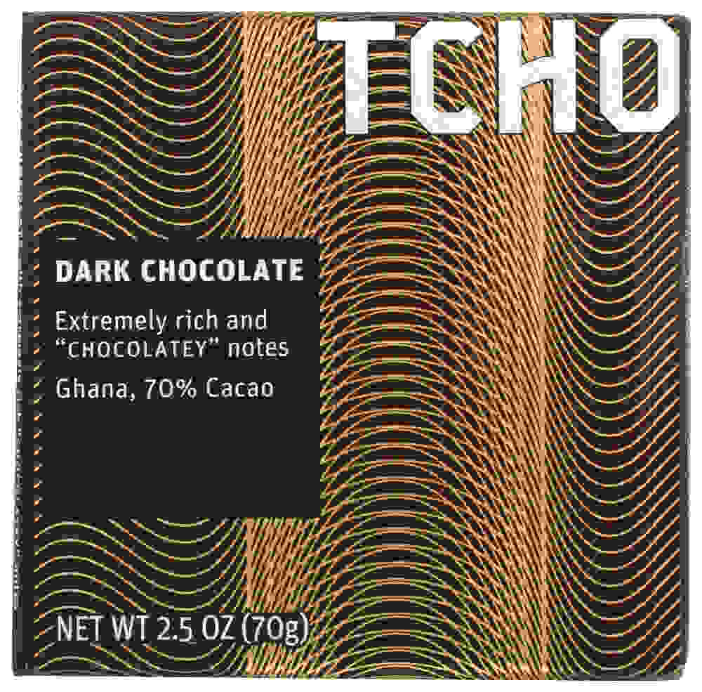 Tcho Dark Chocolate BAR 70% (12x2.5 OZ)