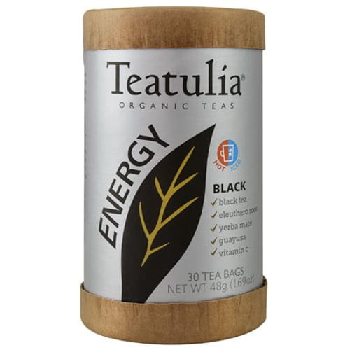 Teatulia Organic Energy Black Tea (6x30 BAG )